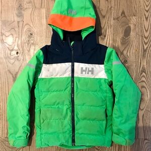 Helly Hansen Neon Green and Black Jacket